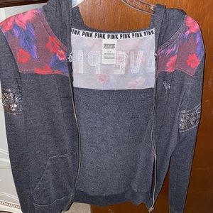 Victoria secret pink zip up jacket